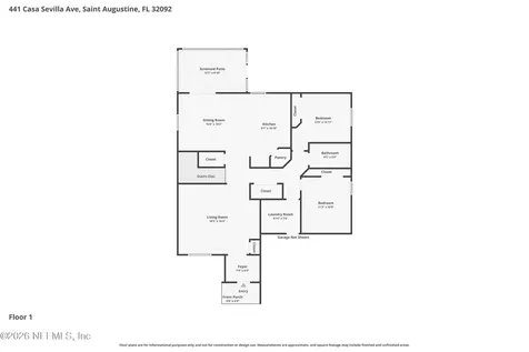 441 Casa Sevilla Avenue St. Augustine FL 32092