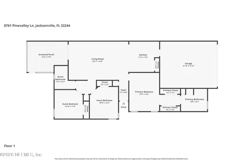 8761 Pinevalley Lane Jacksonville FL 32244