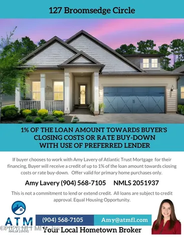 127 Broomsedge Circle St. Augustine FL 32095
