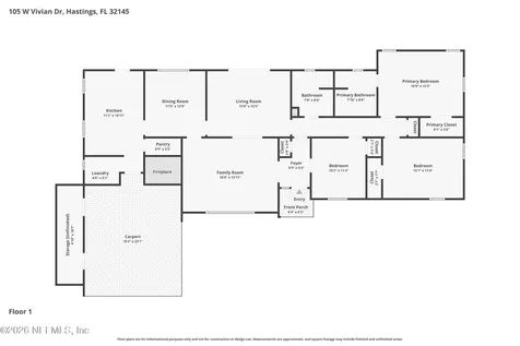 105 W Vivian Drive Hastings FL 32145