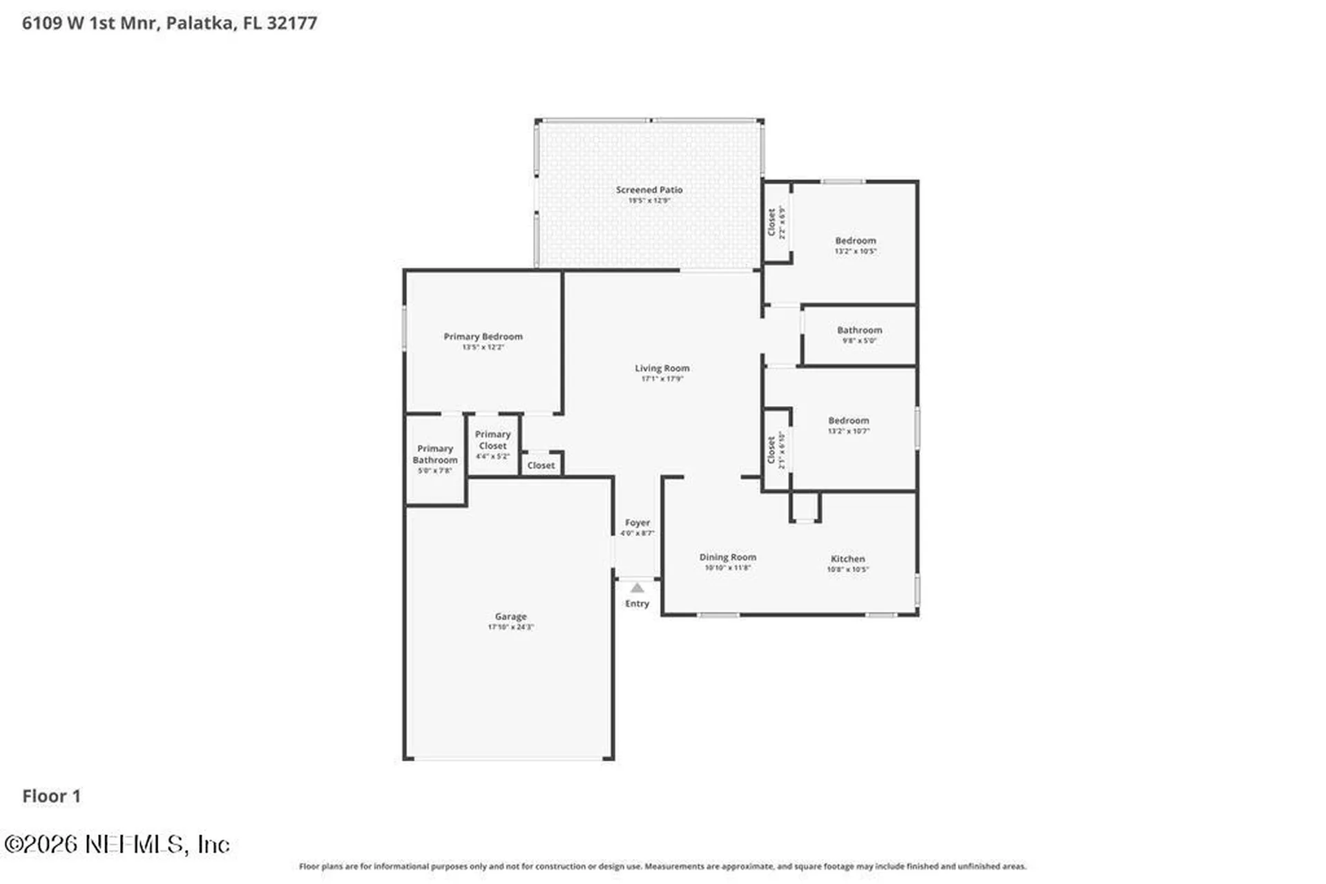 6109 W 1st Manor Palatka FL 32177