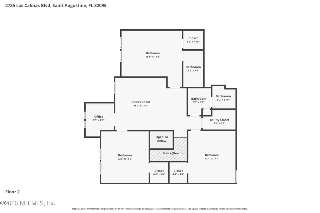 2785 Las Calinas Boulevard St. Augustine FL 32095