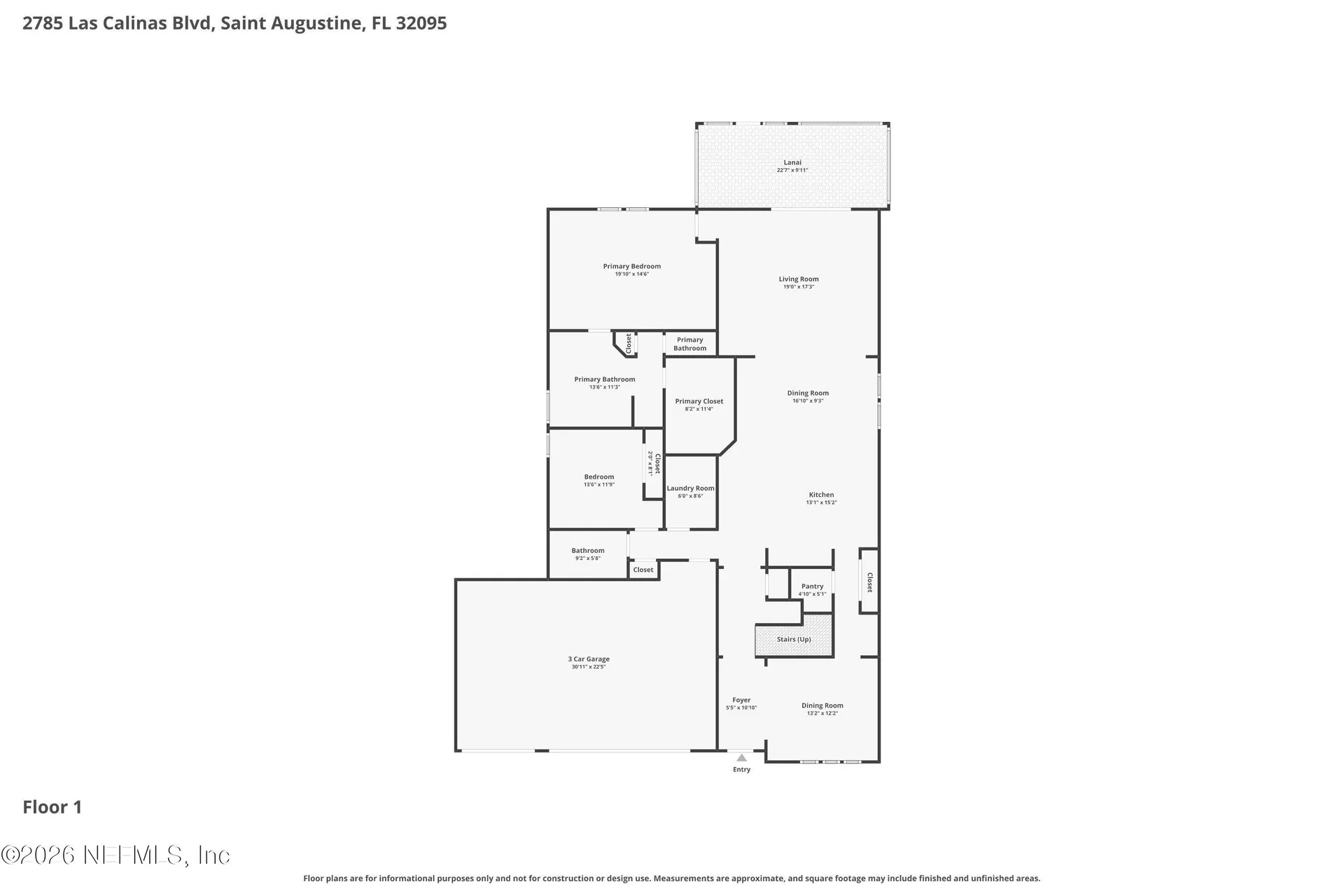 2785 Las Calinas Boulevard St. Augustine FL 32095