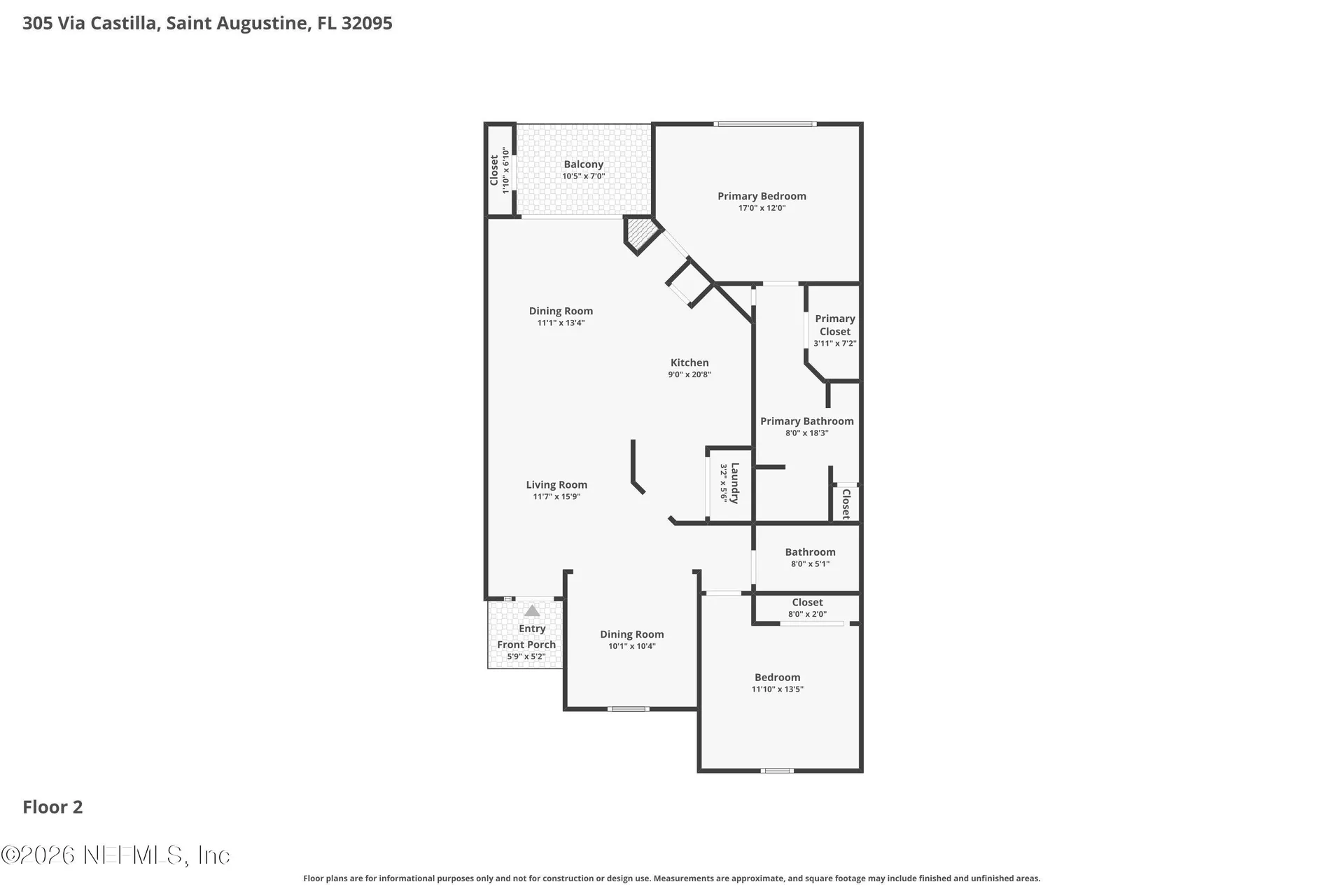 305 Via Castilla St. Augustine FL 32095