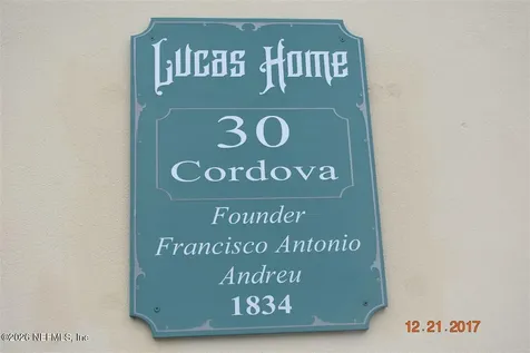 30 Cordova Street St. Augustine FL 32084