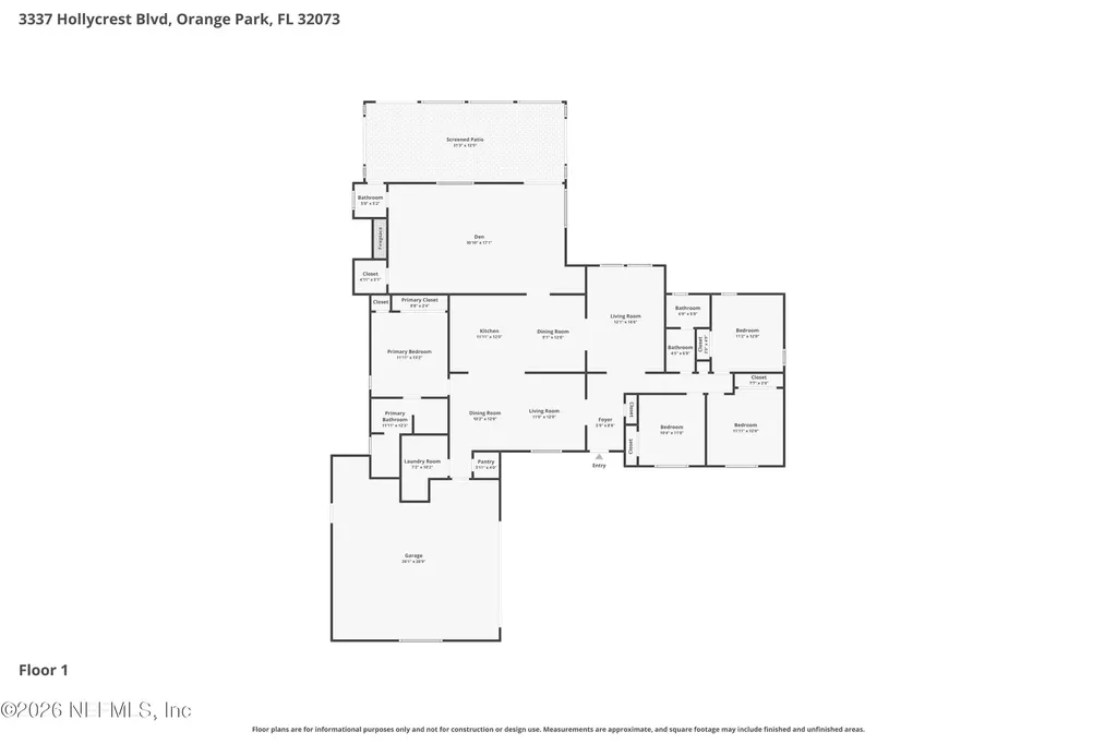3337 Hollycrest Boulevard Orange Park FL 32073