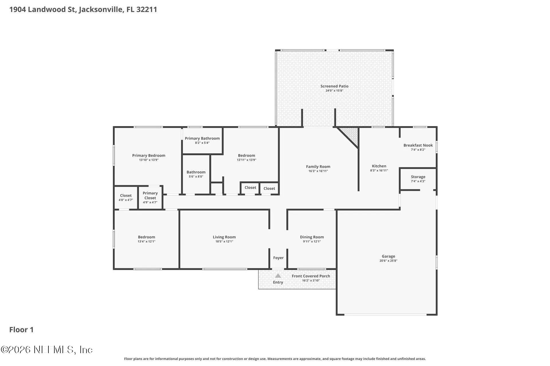 1904 Landwood Street Jacksonville FL 32211