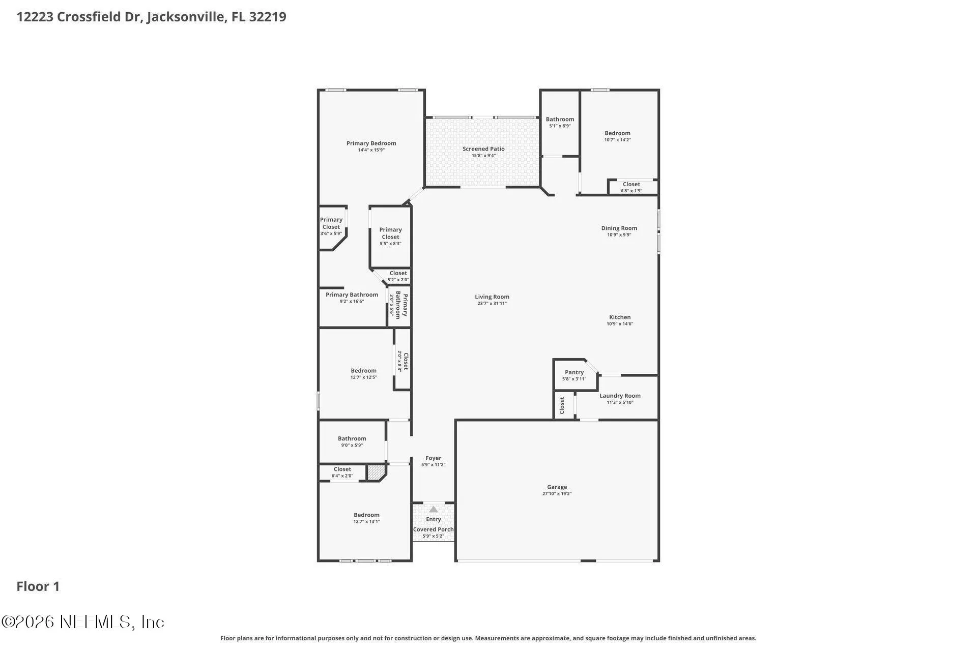12223 Crossfield Drive Jacksonville FL 32219