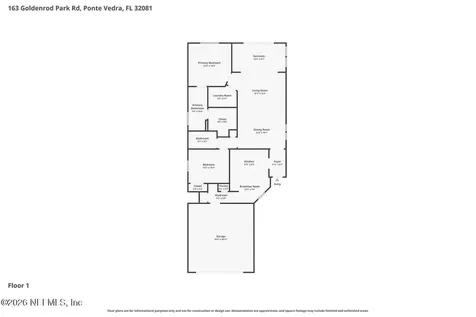 163 Goldenrod Park Road Ponte Vedra FL 32081