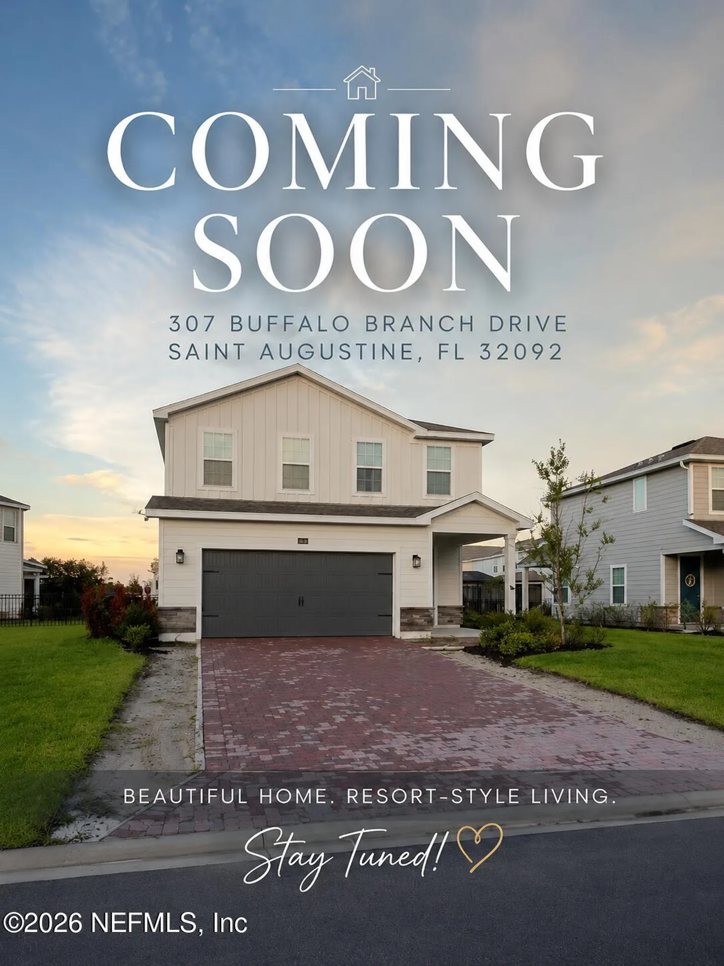 307 Buffalo Court St. Augustine FL 32092