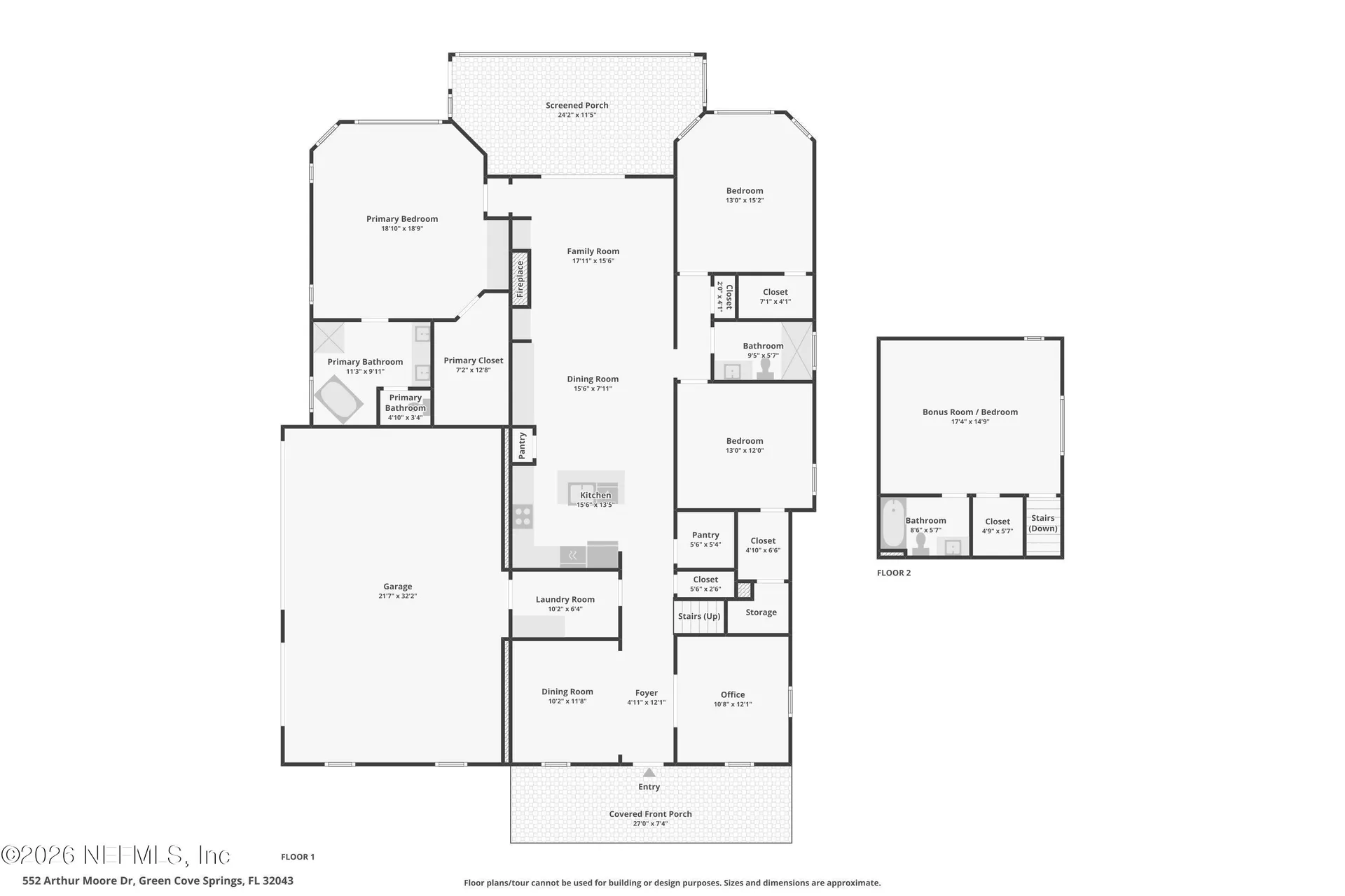 552 Arthur Moore Drive Green Cove Springs FL 32043
