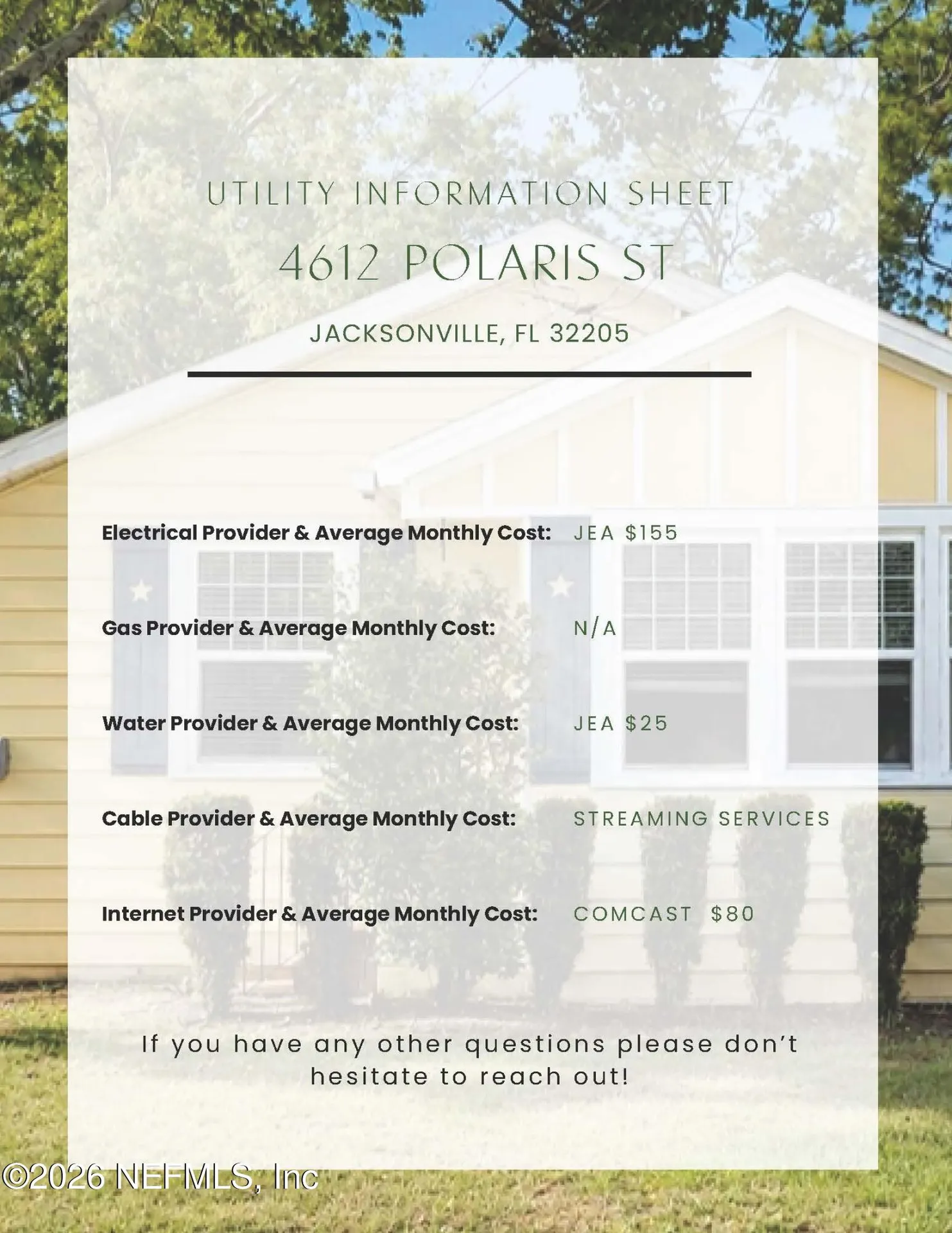 4612 Polaris Street Jacksonville FL 32205