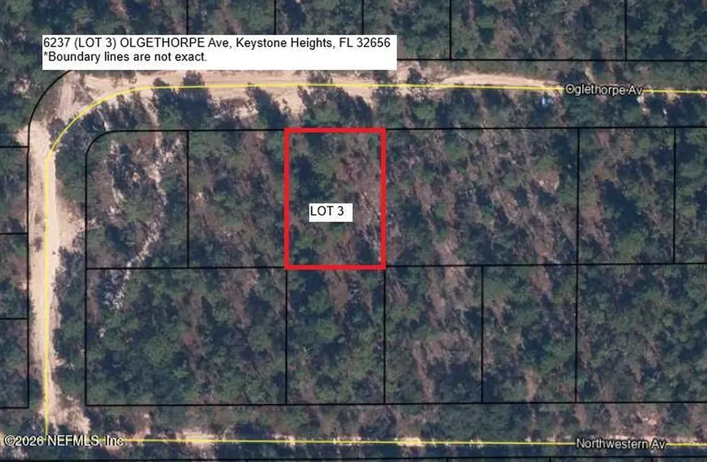 6237 Lot 3 Olgethorpe Avenue Keystone Heights FL 32656