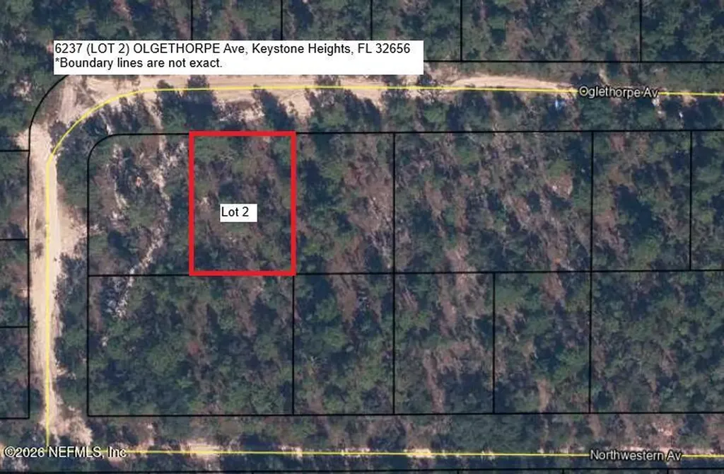 6237 Lot 2 Olgethorpe Avenue Keystone Heights FL 32656