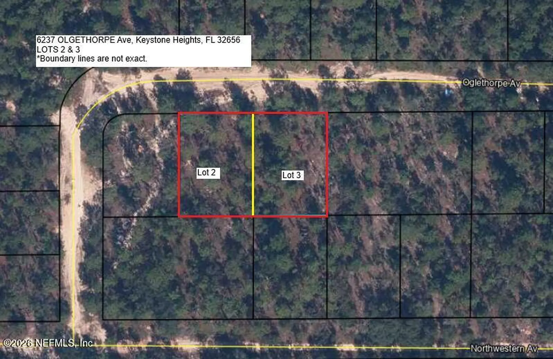 6237 Lot 2 Olgethorpe Avenue Keystone Heights FL 32656