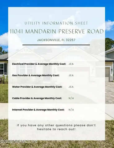 11041 Mandarin Preserve Drive Jacksonville FL 32257