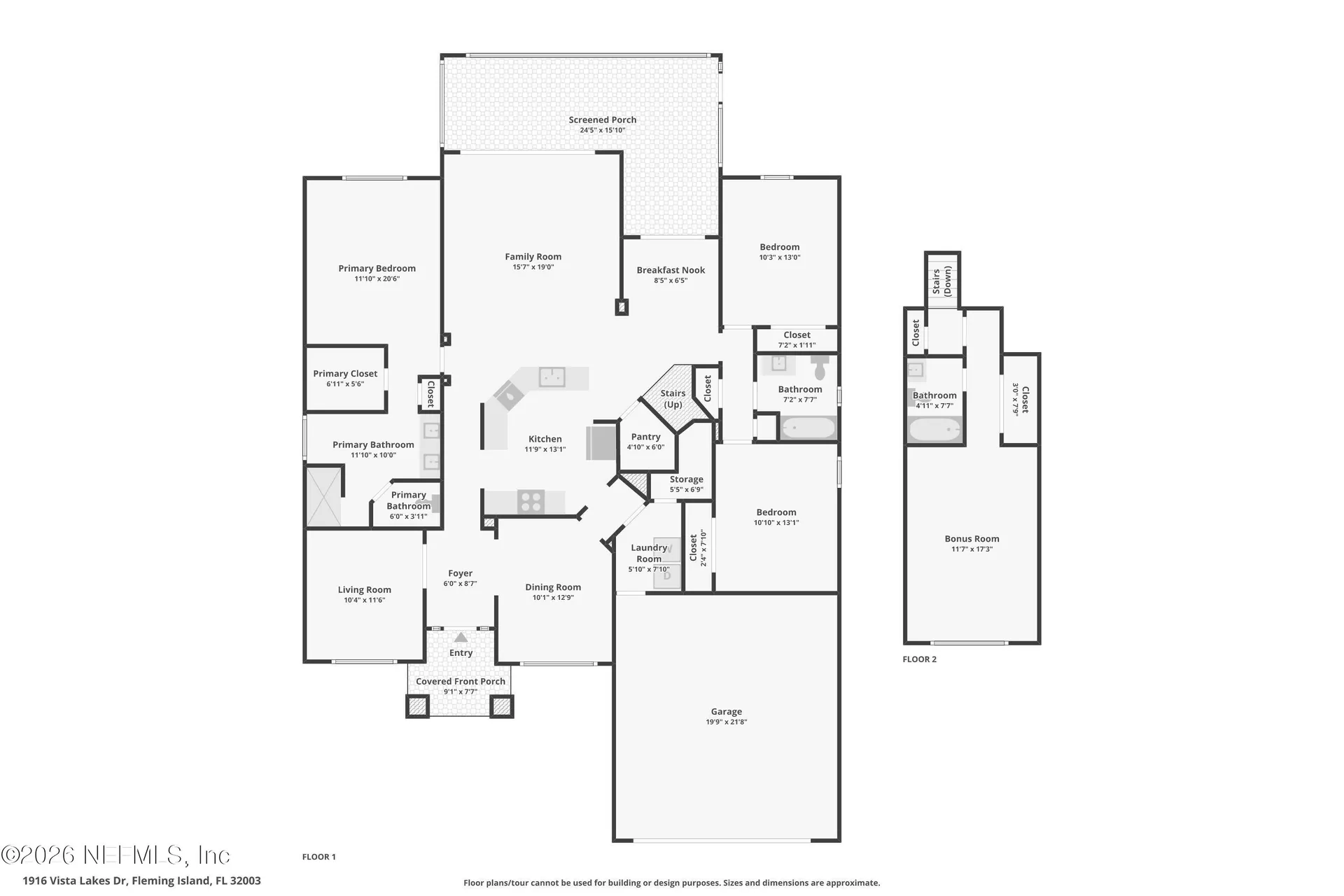 1916 Vista Lakes Drive Fleming Island FL 32003
