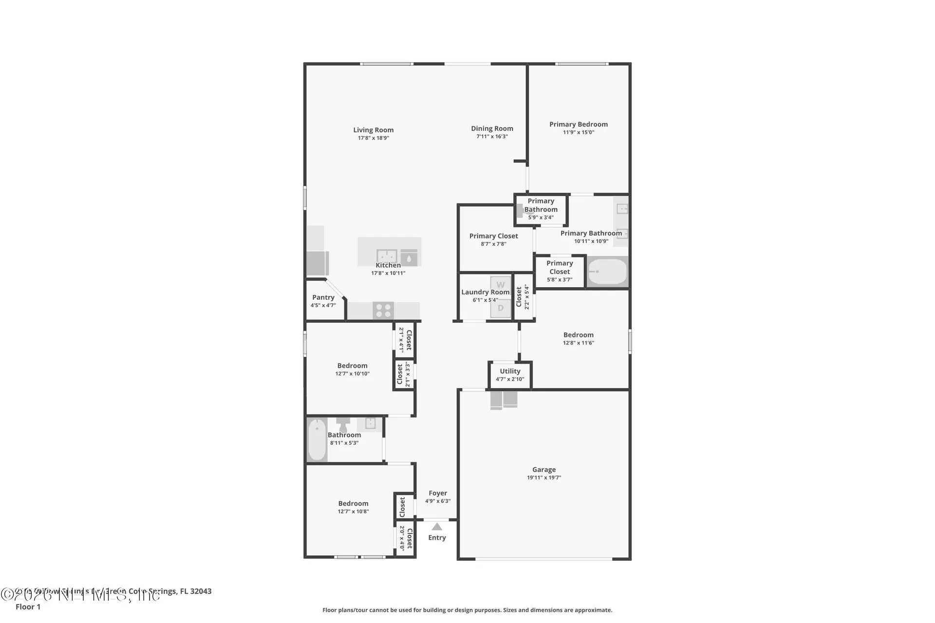 2195 Willow Springs Drive Green Cove Springs FL 32043