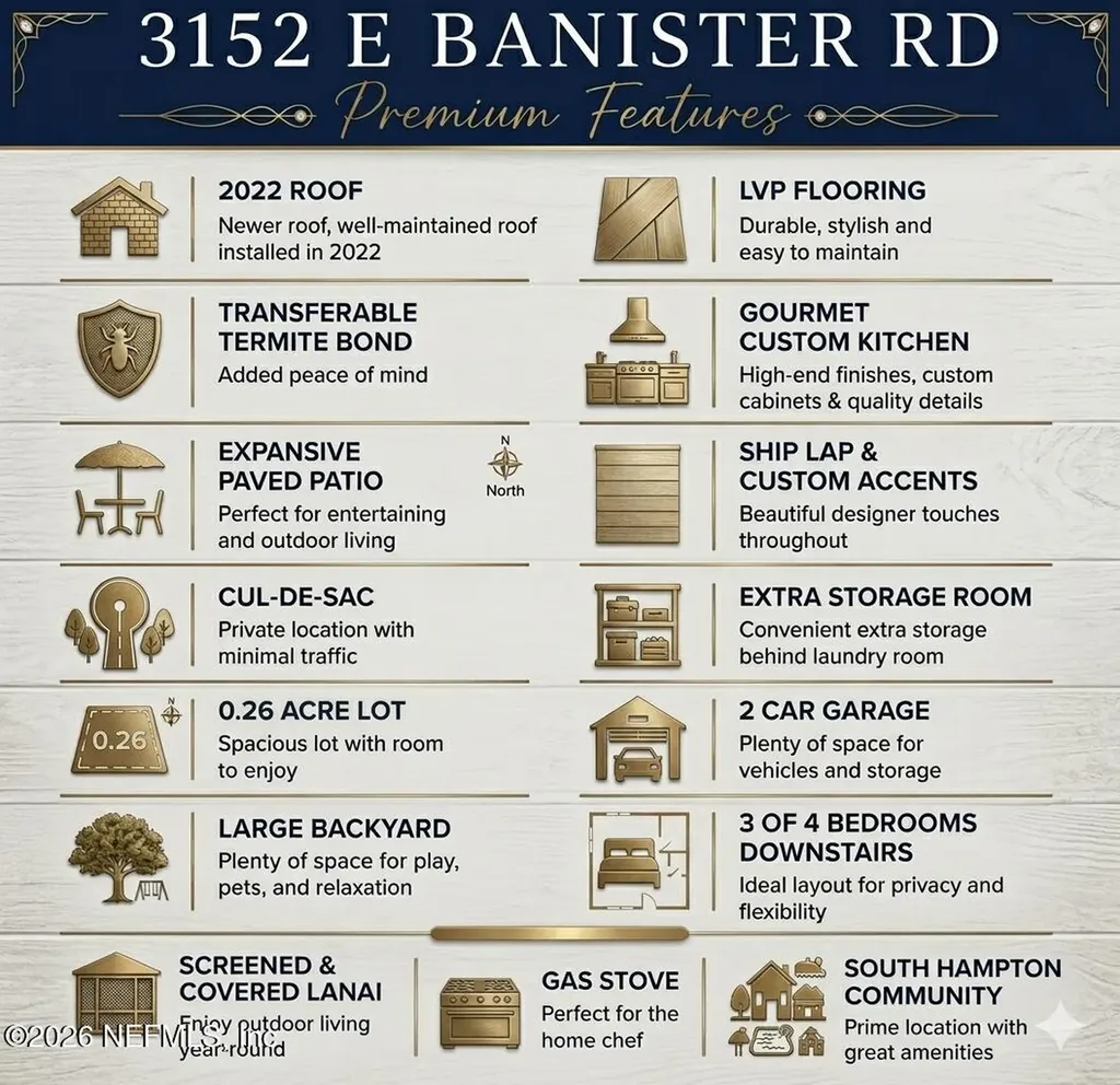 3152 E Banister Road St. Augustine FL 32092
