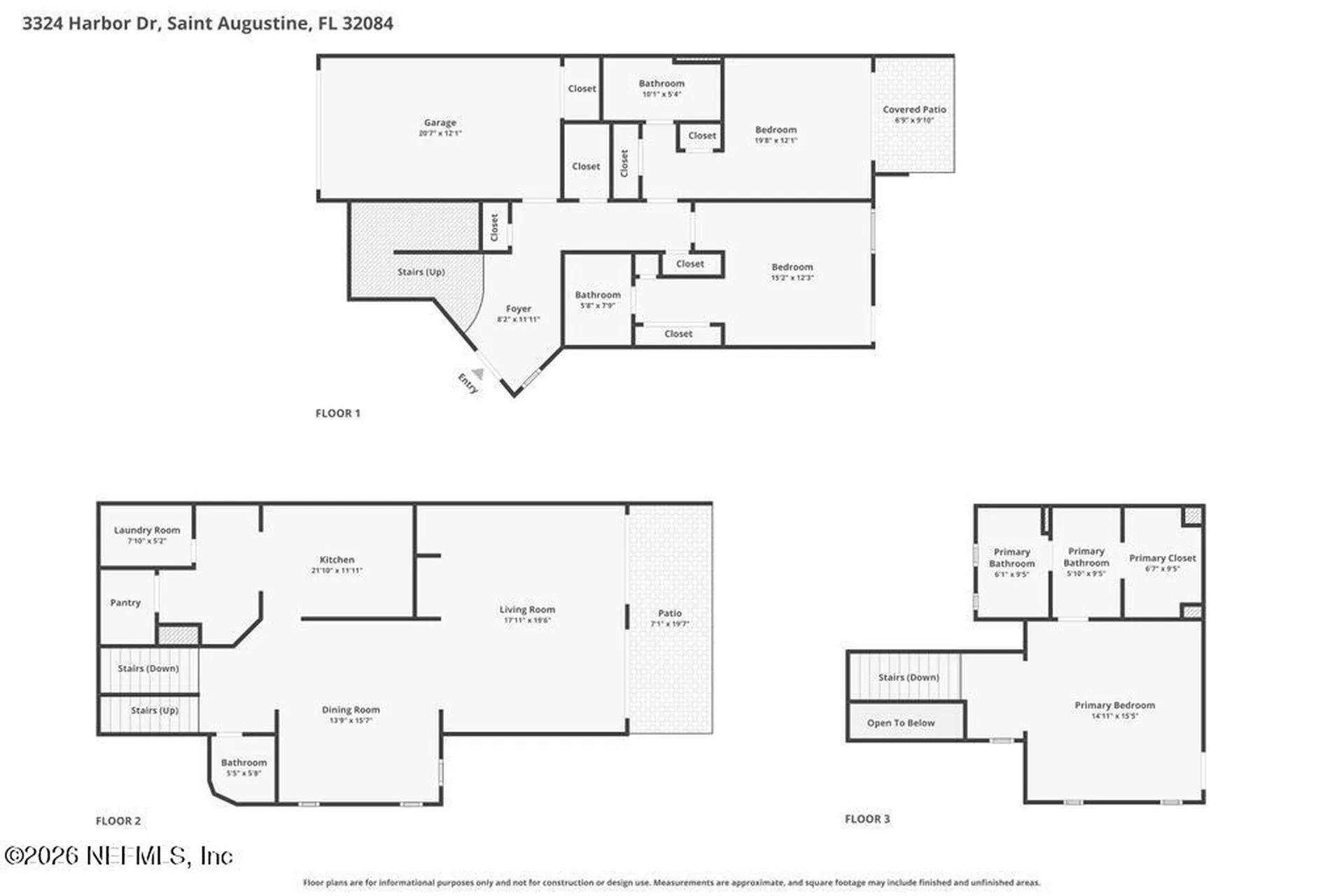 3324 Harbor Drive St. Augustine FL 32084