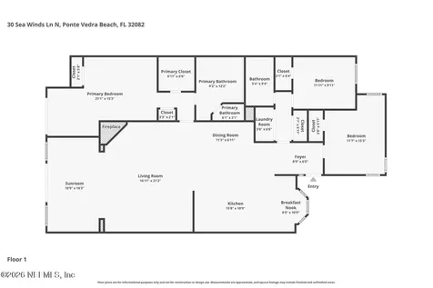 30 Sea Winds Lane N Ponte Vedra Beach FL 32082