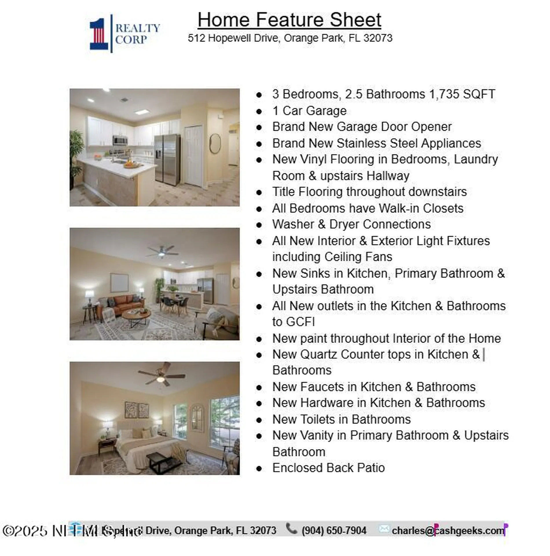 512 Hopewell Drive Orange Park FL 32073