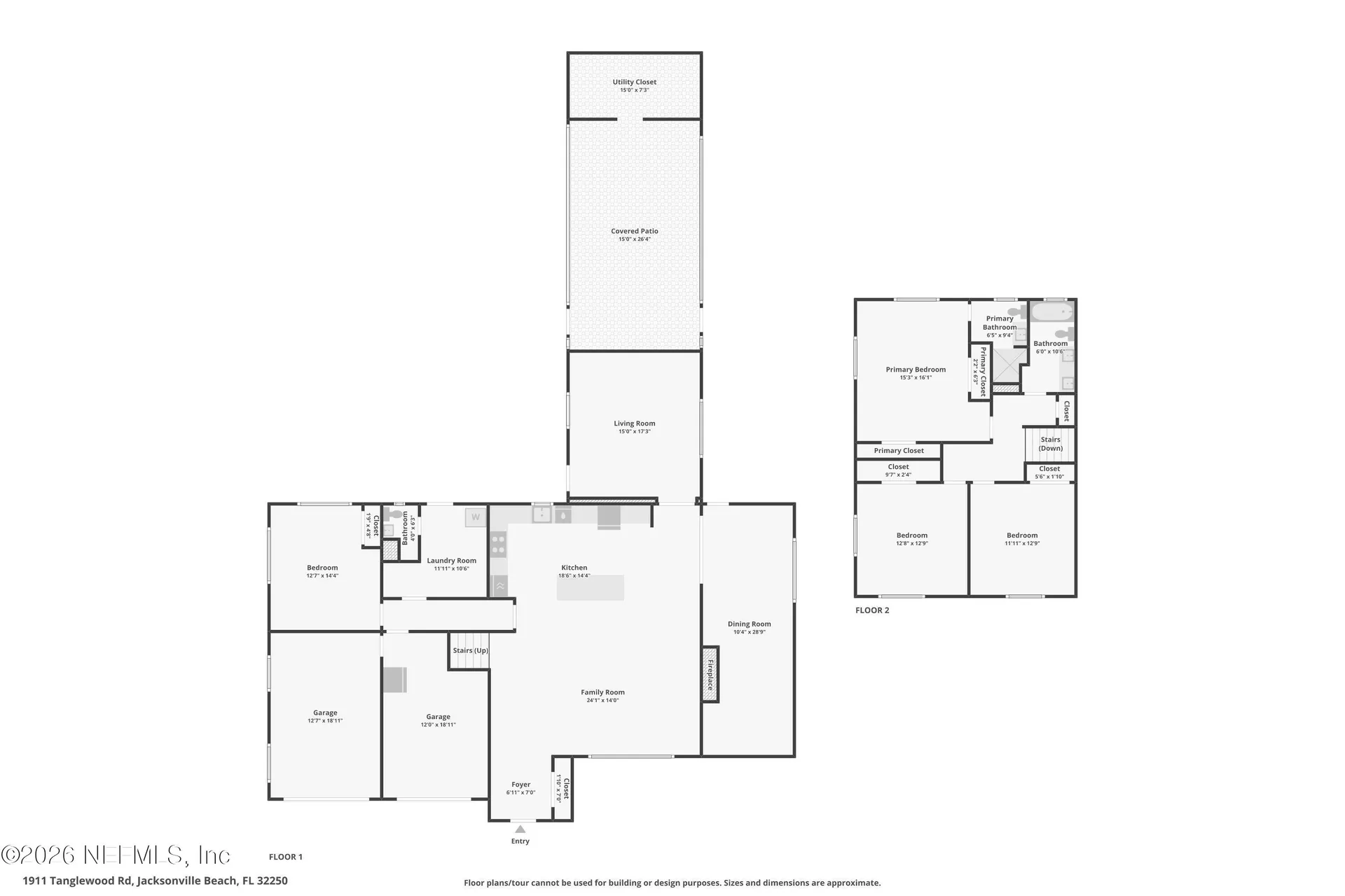 1911 Tanglewood Road Jacksonville Beach FL 32250
