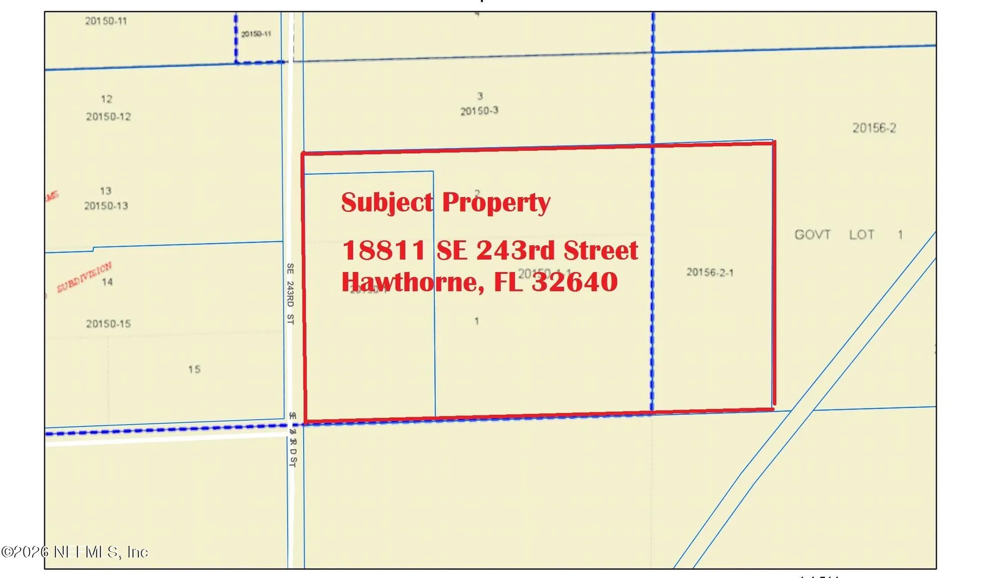 18811 SE 243rd Street Hawthorne FL 32640