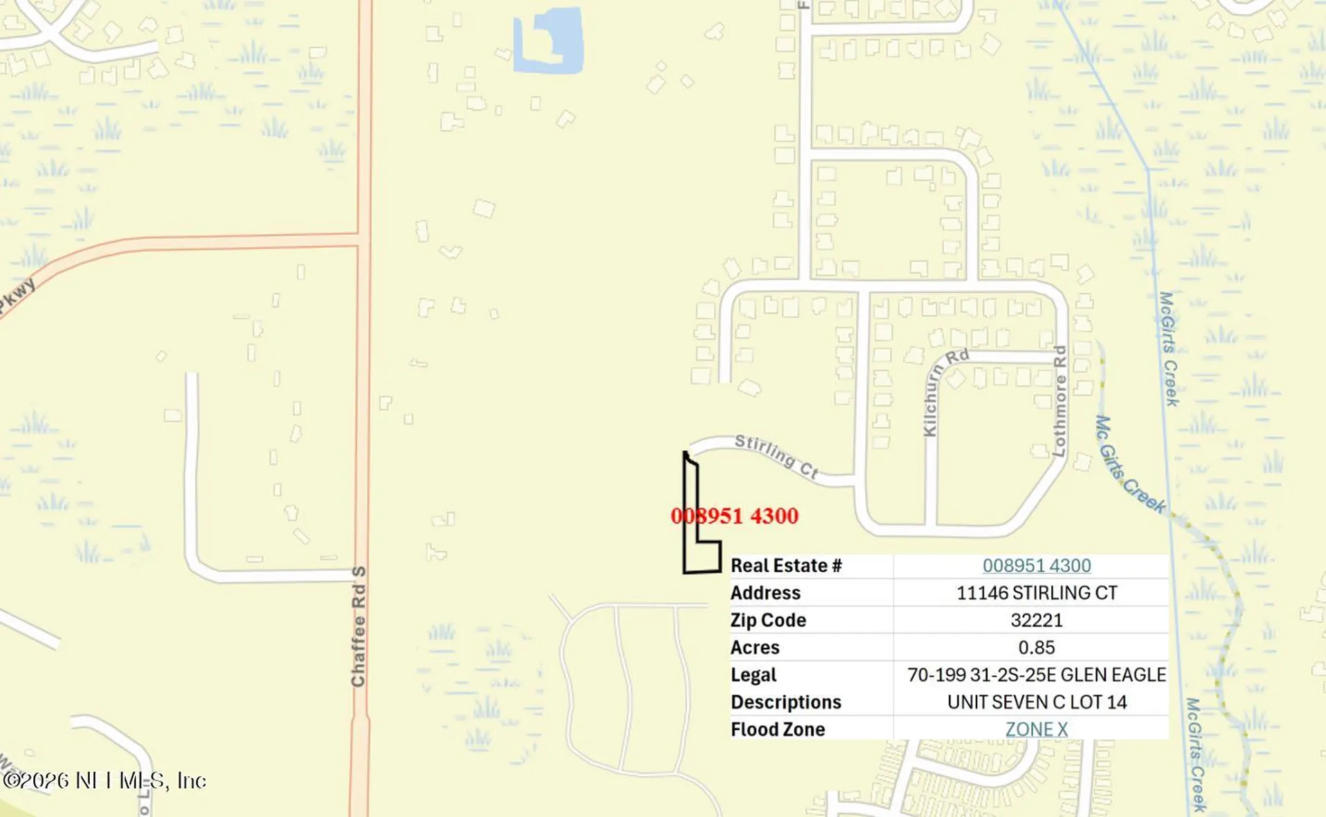 11146 Stirling Court Jacksonville FL 32221