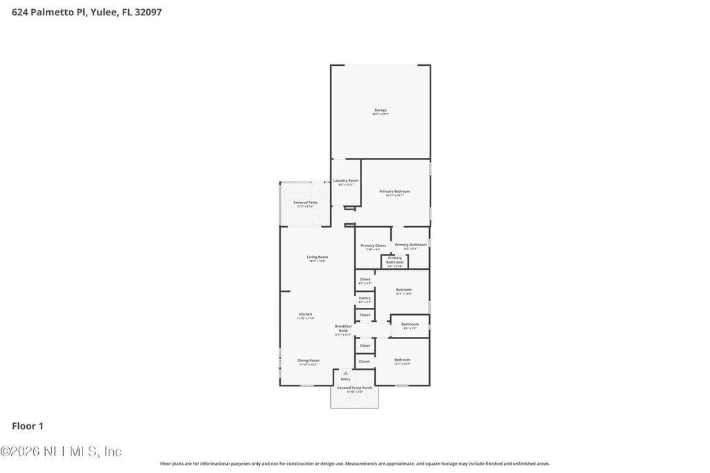 624 Palmetto Place Yulee FL 32097