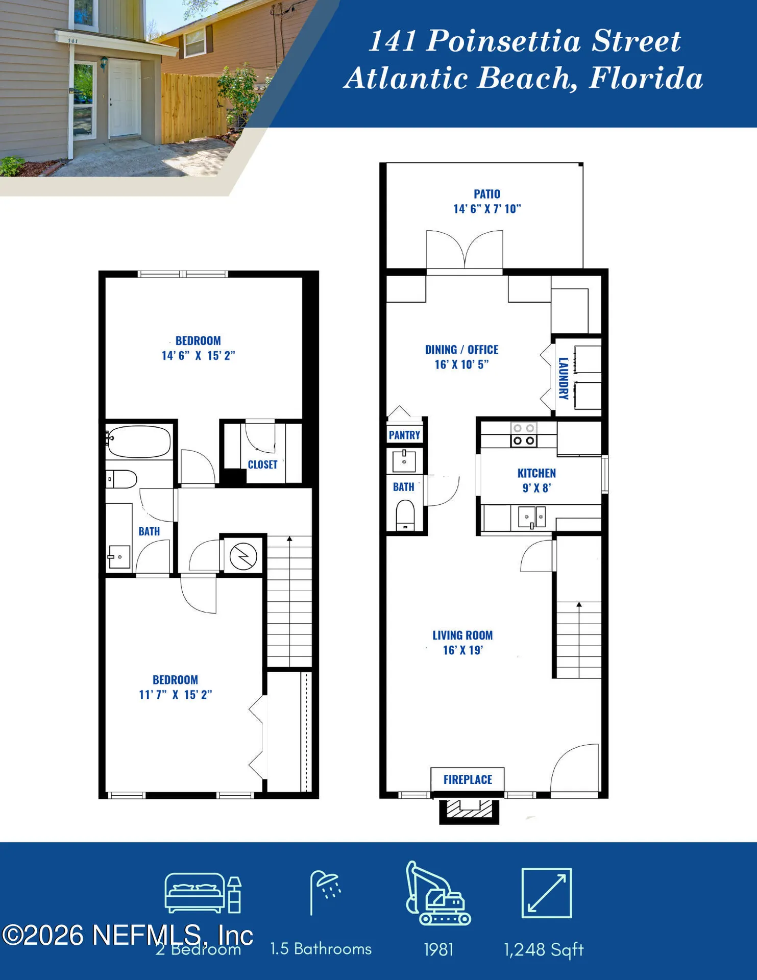 141 Poinsettia Street Atlantic Beach FL 32233