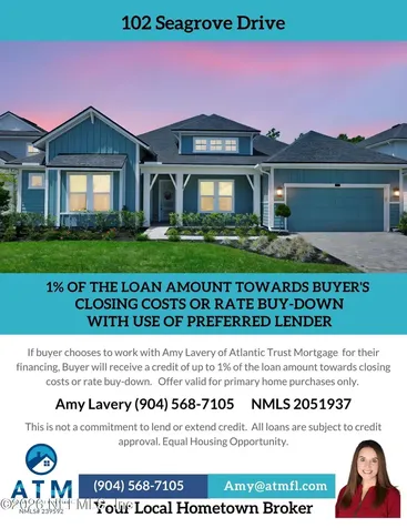 102 Seagrove Drive Ponte Vedra FL 32081