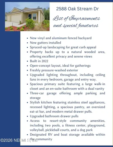 2588 Oak Stream Drive Green Cove Springs FL 32043