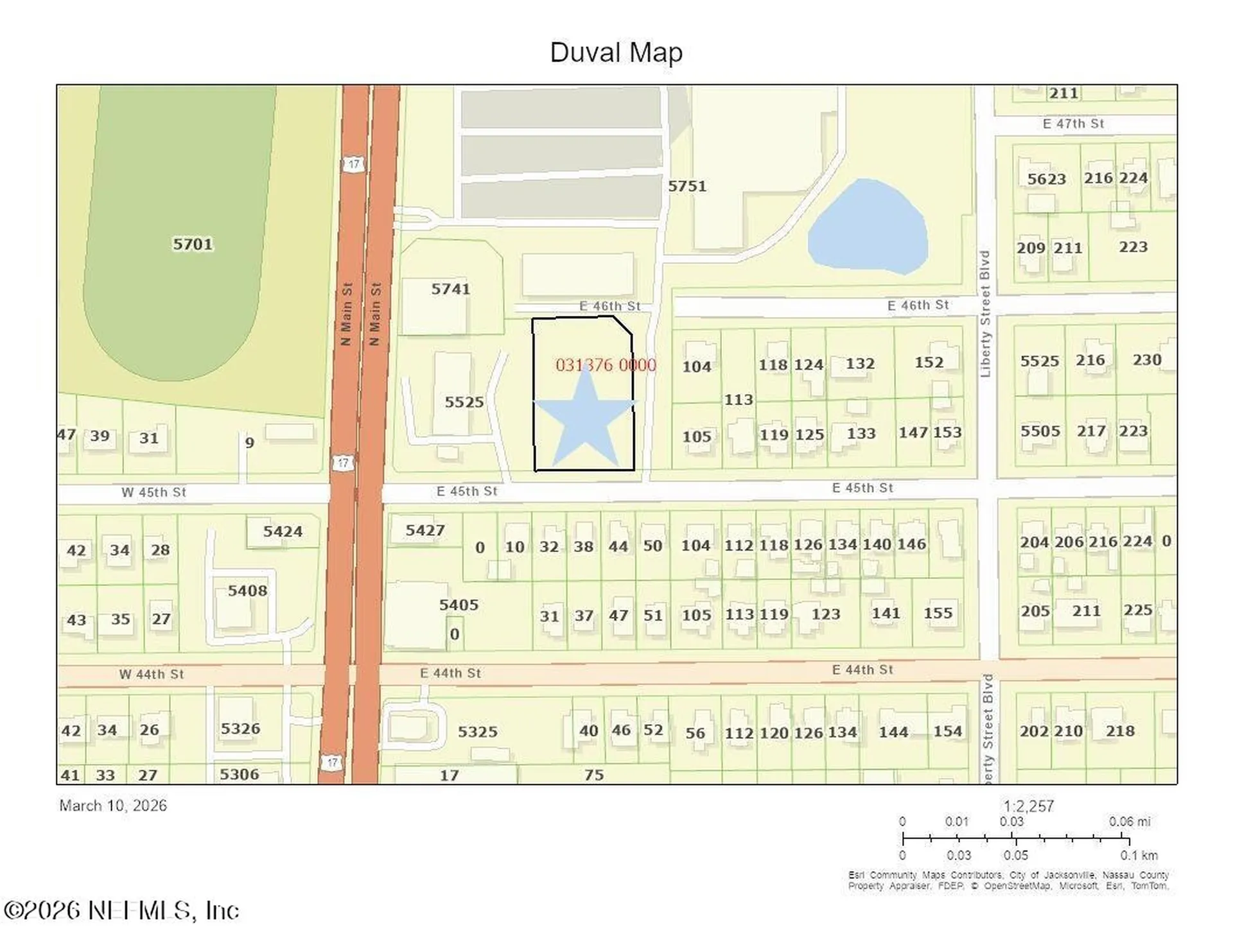 0 E 45th Street Jacksonville FL 32208