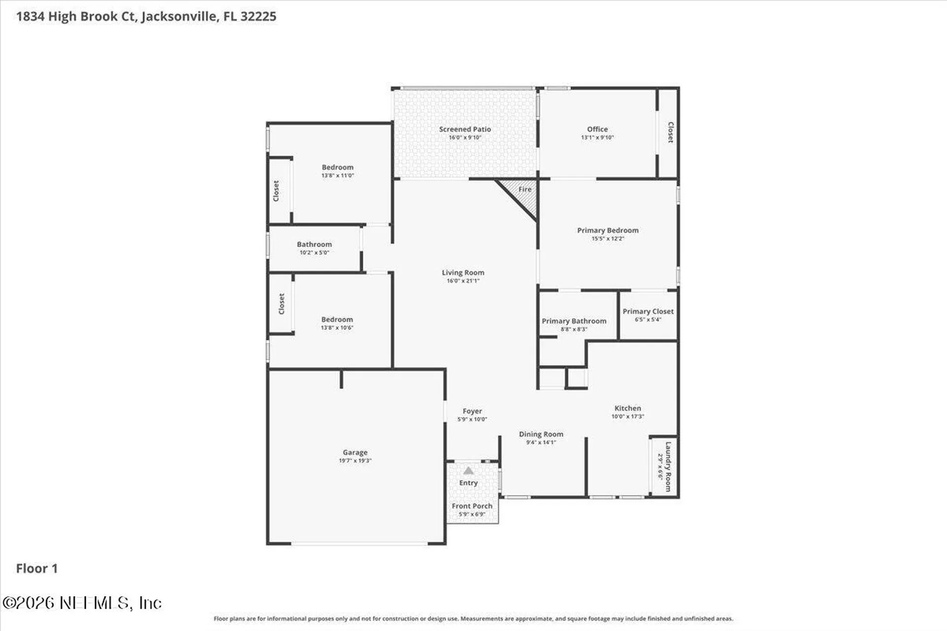 1834 High Brook Court Jacksonville FL 32225