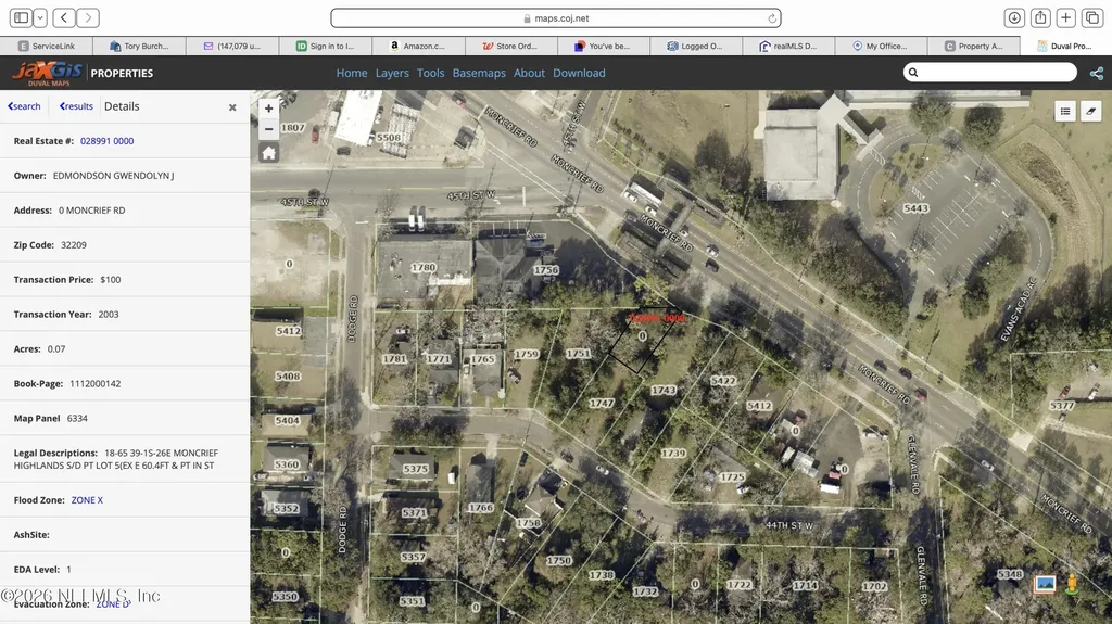 0 Moncrief Road Jacksonville FL 32209
