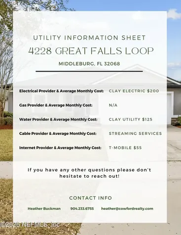 4228 Great Falls Loop Middleburg FL 32068