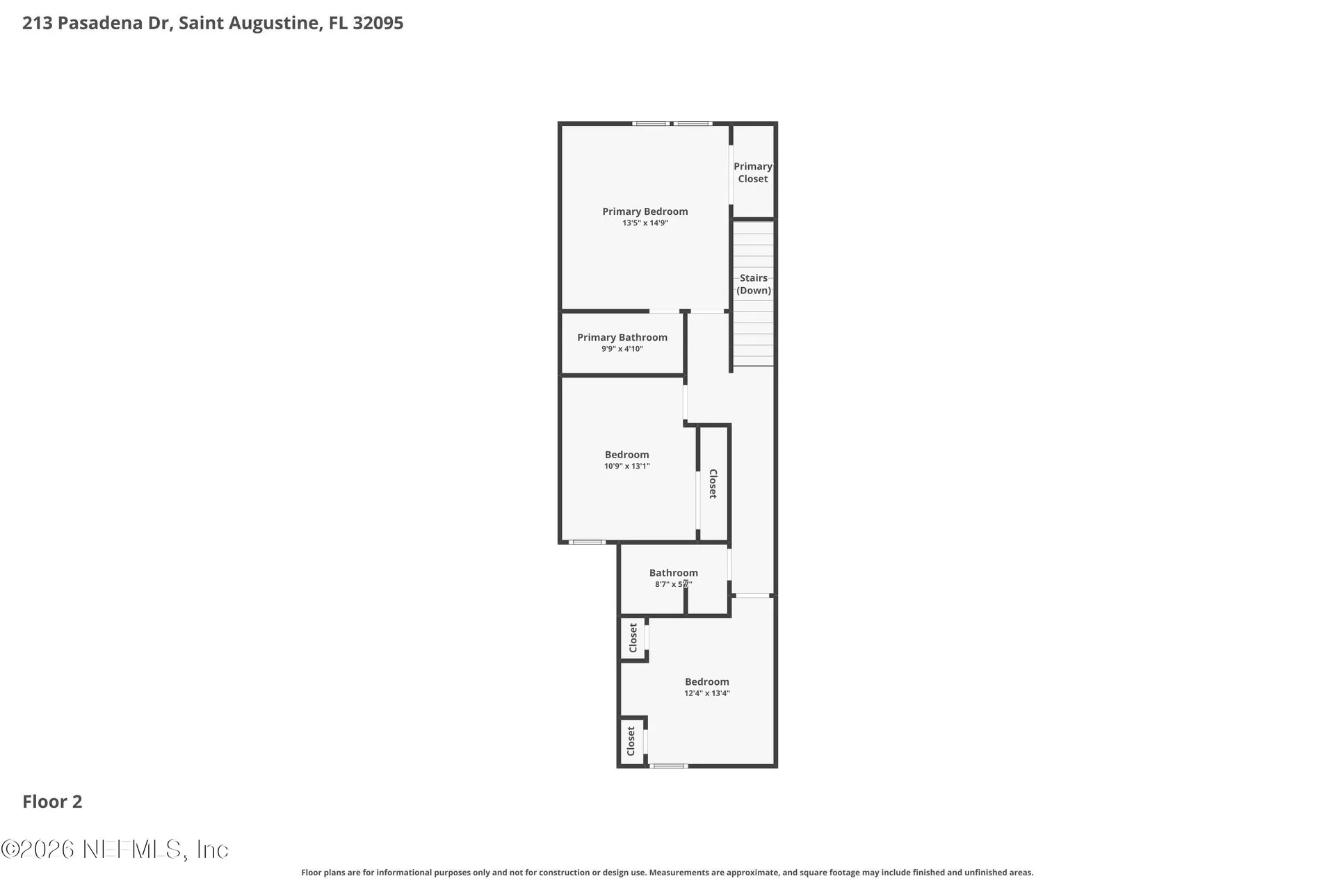 213 Pasadena Drive St. Augustine FL 32095