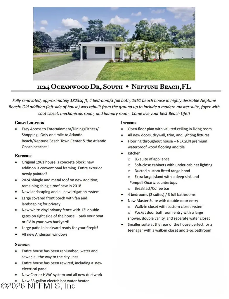 1124 Oceanwood Drive S Neptune Beach FL 32266