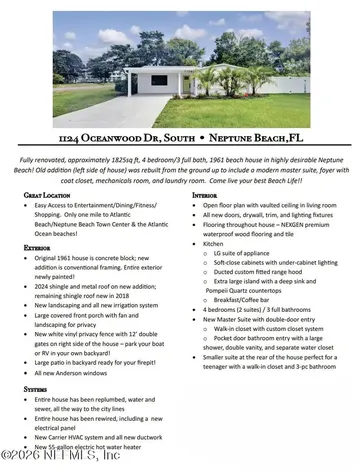 1124 Oceanwood Drive S Neptune Beach FL 32266