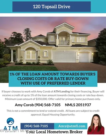 120 Topsail Drive Ponte Vedra FL 32081