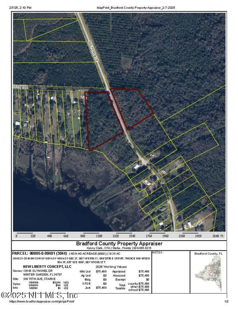00 SW 75th Avenue Starke FL 32091