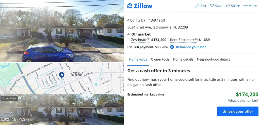 5624 Brait Avenue Jacksonville FL 32209