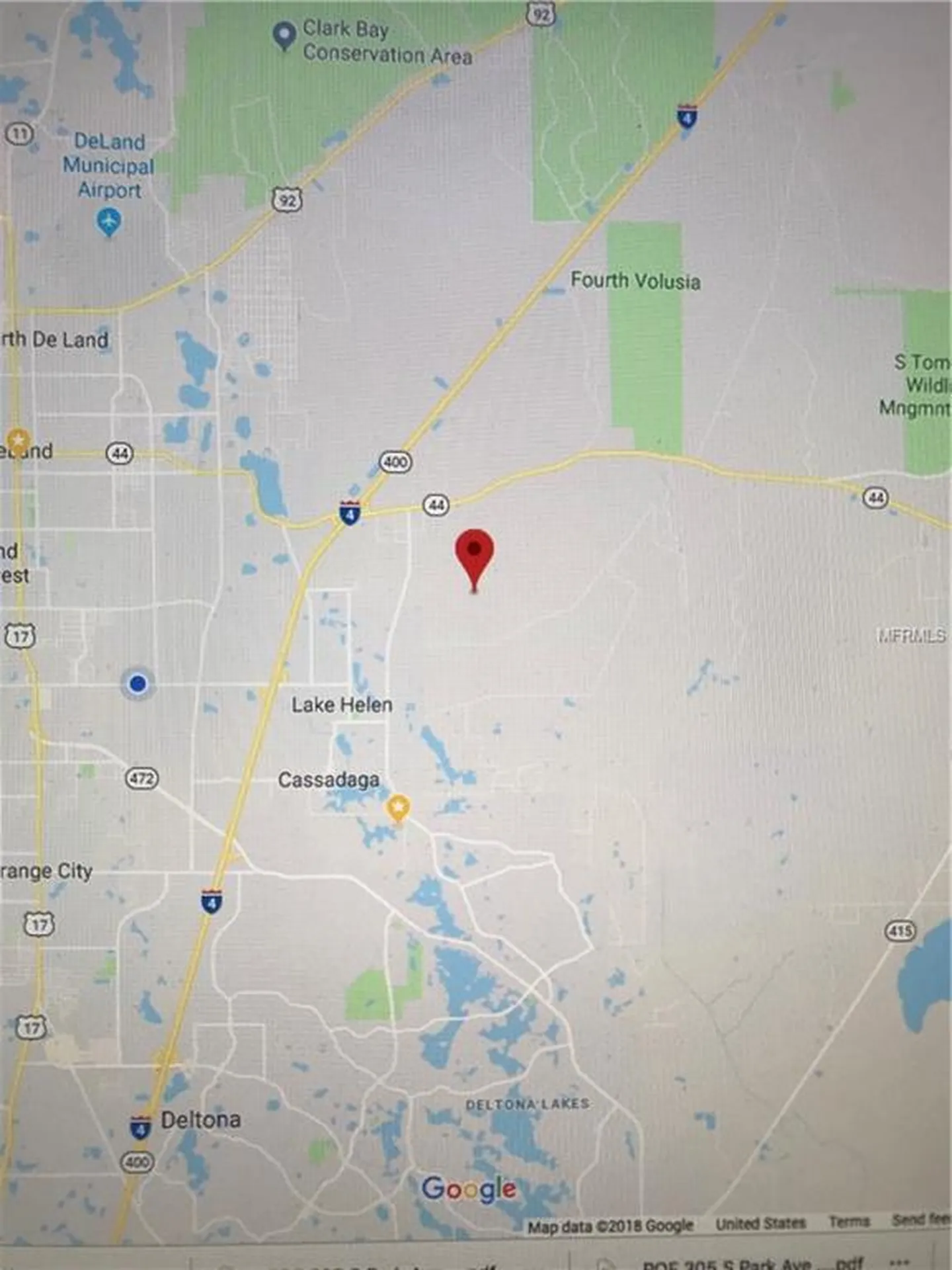 No Street Lake Helen FL 32744