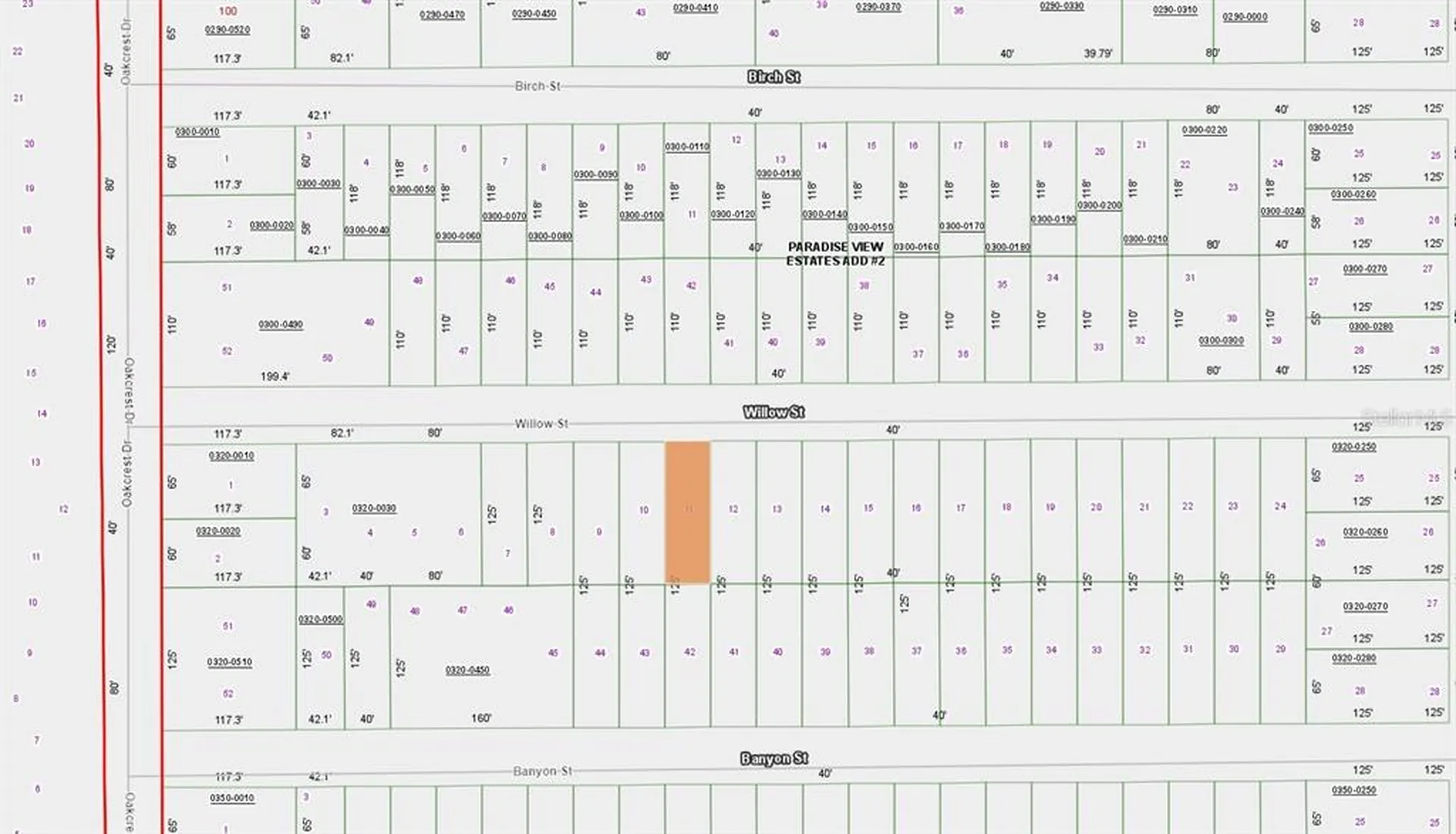 Willow Street Street Interlachen FL 32148
