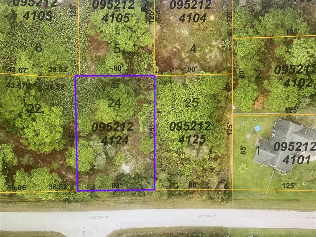 Lot 24 Cammer Avenue North Port FL 34291