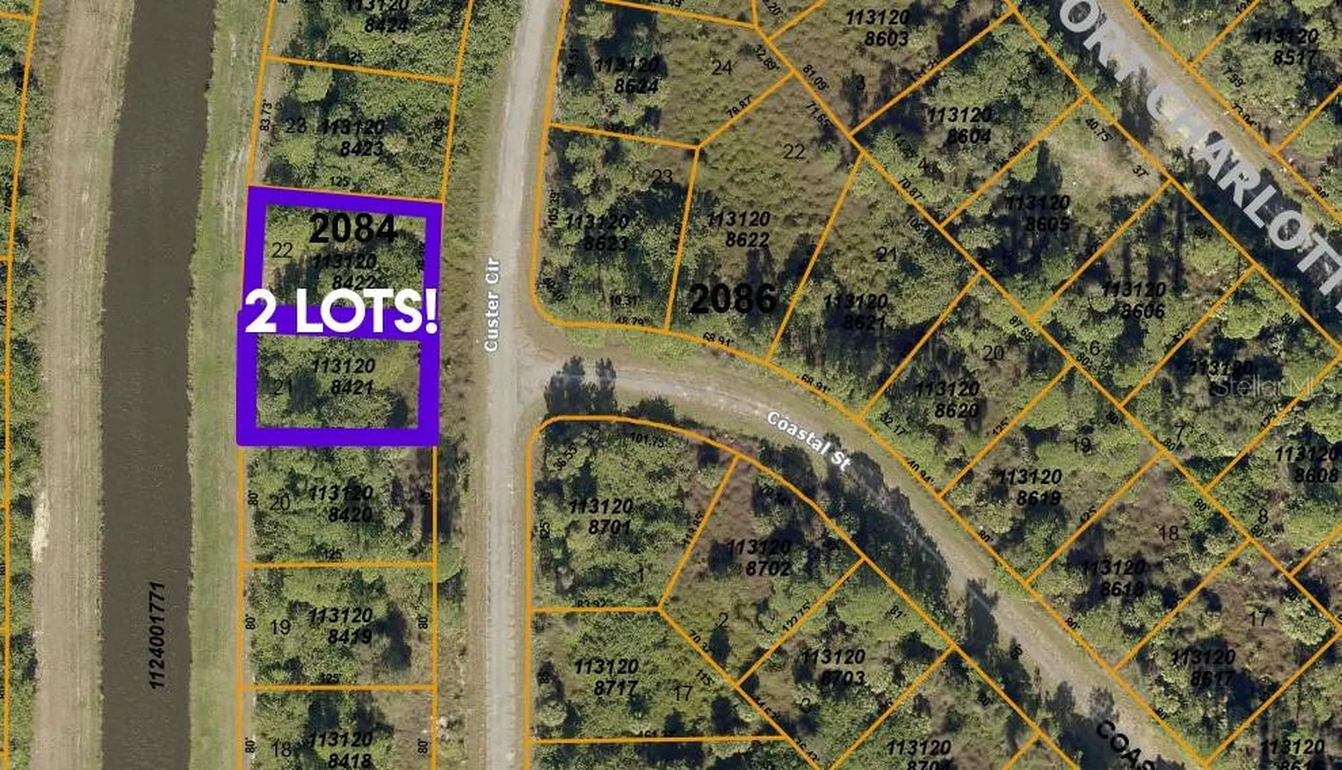 Lots 21 & 22 Custer Circle North Port FL 34288