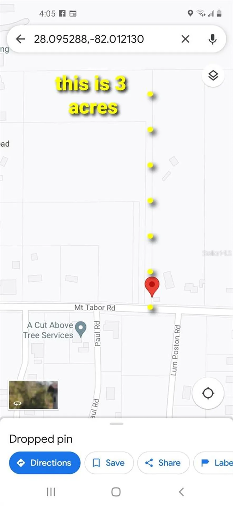 Mt Tabor Road Lakeland FL 33810