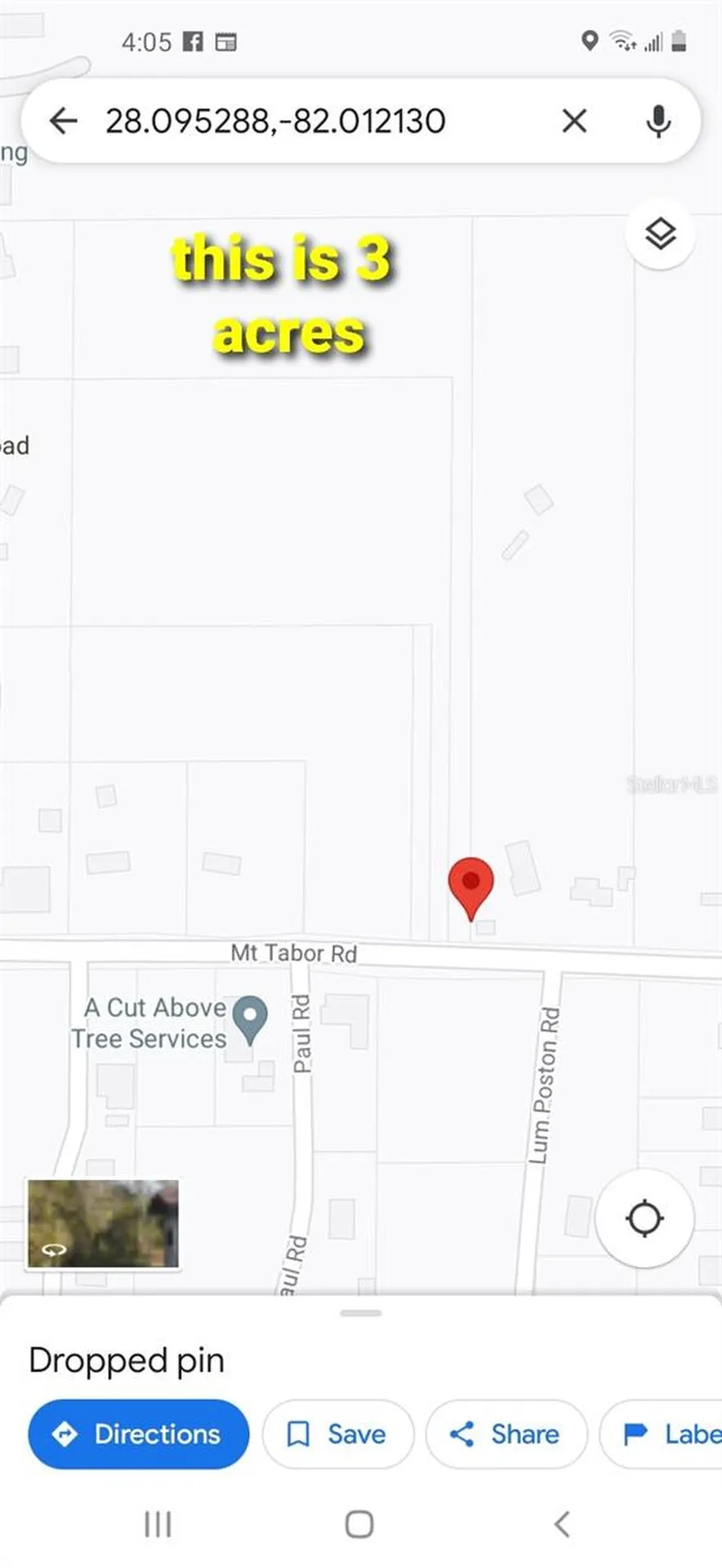 Mt Tabor Road Lakeland FL 33810