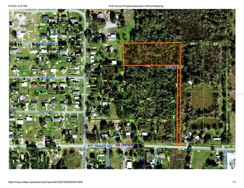 Mt Tabor Road Lakeland FL 33810